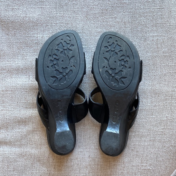 Andrew Geller Leather Sandals Size 6.5 - Picture 3 of 6